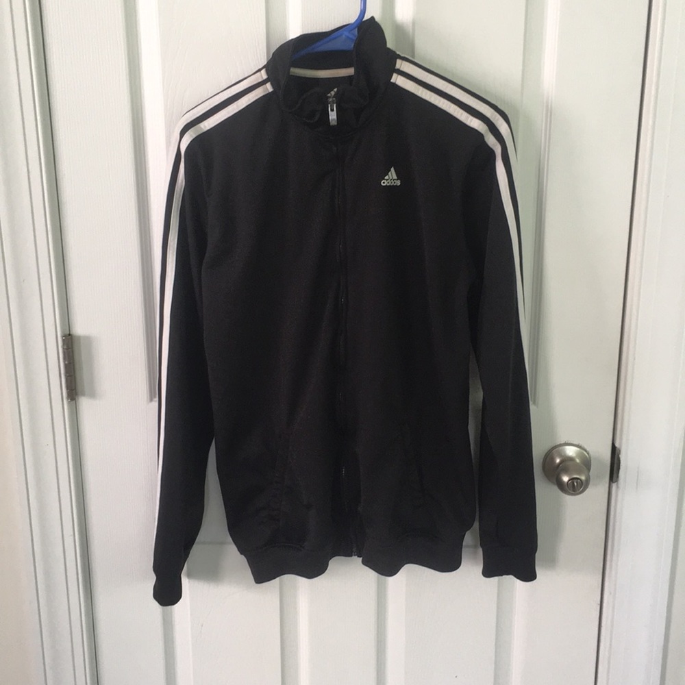 Black Kids Adidas Track Jacket